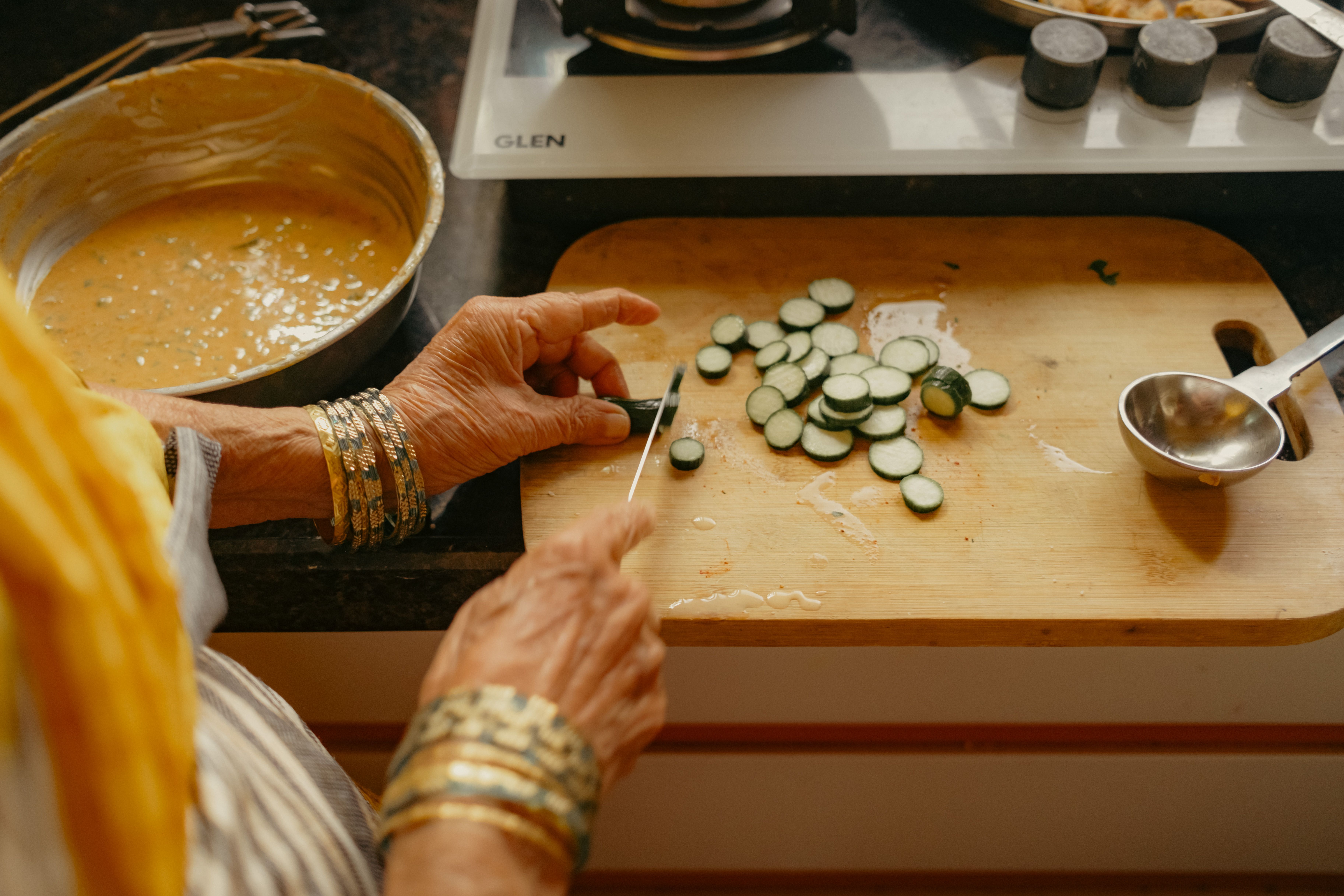 South Indian kitchen — fresh oil pressing