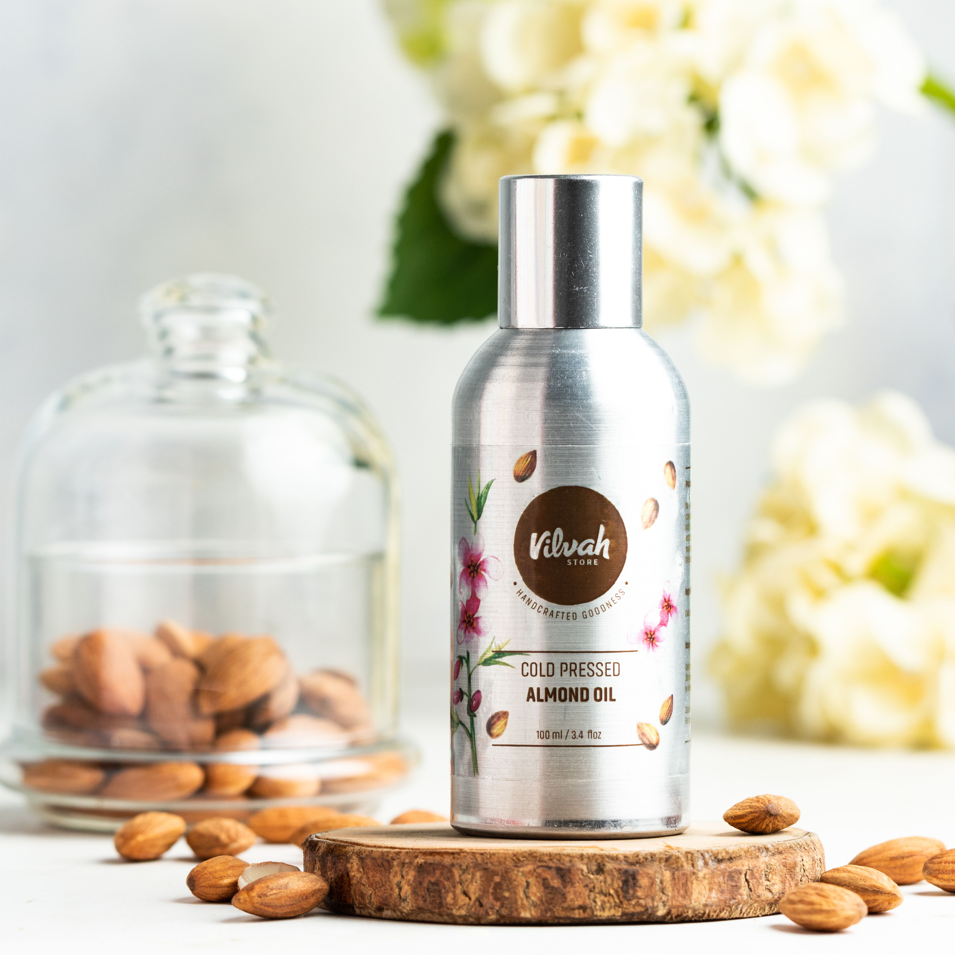 Cold pressed oil bottle — gingelly groundnut coconut oil South India
