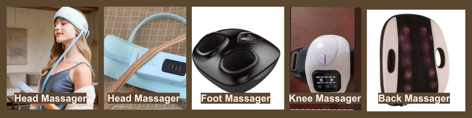 Neck massager front angle