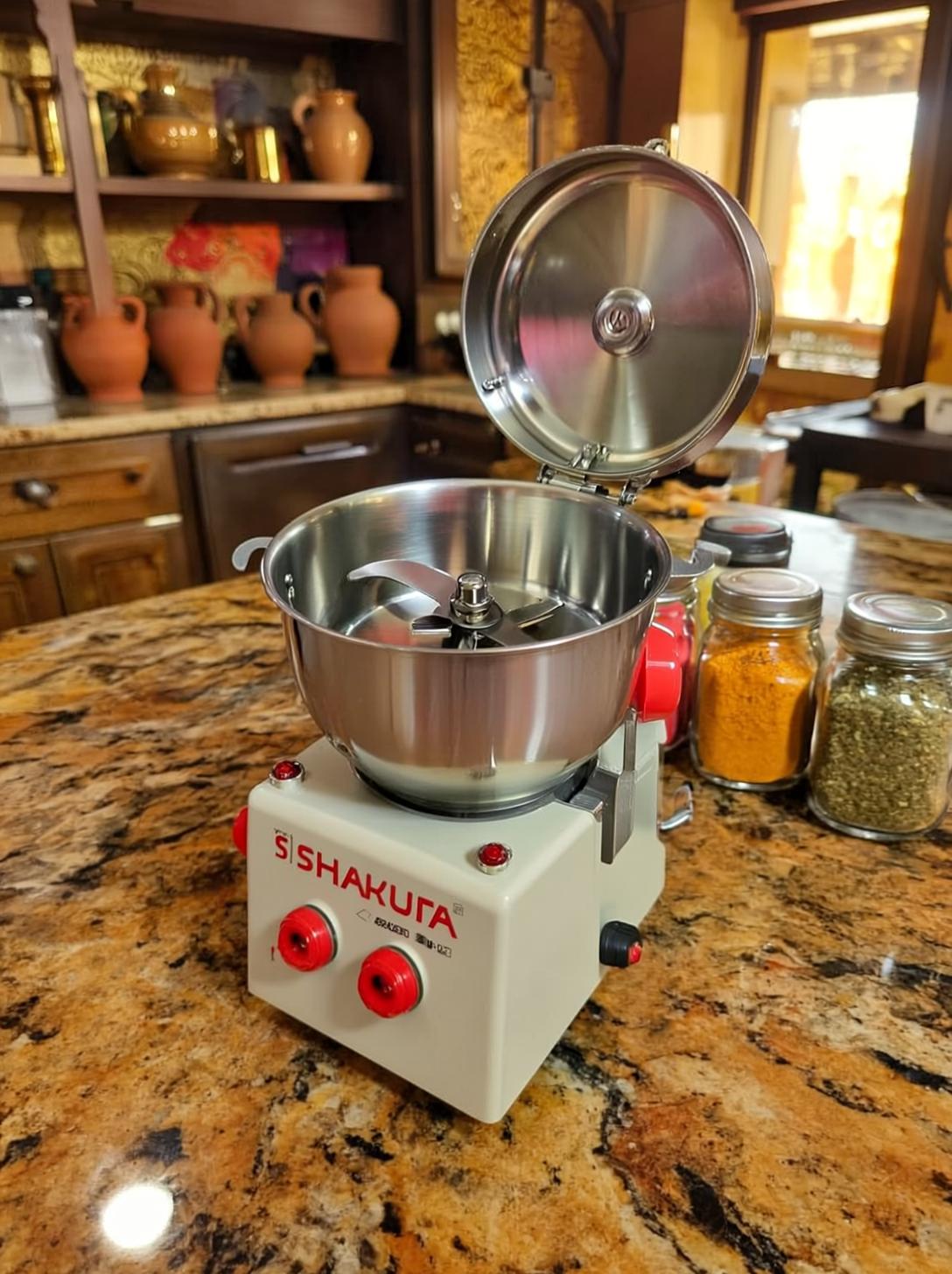 SP400 open lid